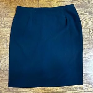 Women's Bianca Nygard Black Knee-Length Pencil Skirt Size 14